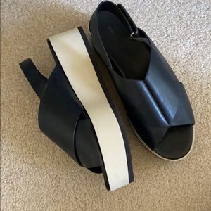 VINCE platform sandals sz 8.5 worn once